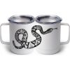 10 oz. White Stainless Steel Coffee Mug Thumbnail