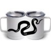 10 oz. White Stainless Steel Coffee Mug Thumbnail