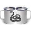 10 oz. White Stainless Steel Coffee Mug Thumbnail