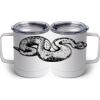 10 oz. White Stainless Steel Coffee Mug Thumbnail