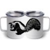 10 oz. White Stainless Steel Coffee Mug Thumbnail