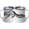 10 oz. White Stainless Steel Coffee Mug Thumbnail