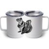 10 oz. White Stainless Steel Coffee Mug Thumbnail