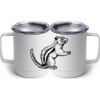 10 oz. White Stainless Steel Coffee Mug Thumbnail