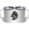 10 oz. White Stainless Steel Coffee Mug Thumbnail