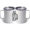 10 oz. White Stainless Steel Coffee Mug Thumbnail