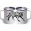 10 oz. White Stainless Steel Coffee Mug Thumbnail