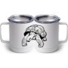 10 oz. White Stainless Steel Coffee Mug Thumbnail