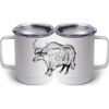 10 oz. White Stainless Steel Coffee Mug Thumbnail