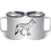 10 oz. White Stainless Steel Coffee Mug Thumbnail