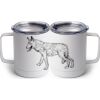 10 oz. White Stainless Steel Coffee Mug Thumbnail