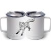 10 oz. White Stainless Steel Coffee Mug Thumbnail