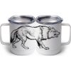 10 oz. White Stainless Steel Coffee Mug Thumbnail