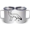 10 oz. White Stainless Steel Coffee Mug Thumbnail