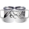 10 oz. White Stainless Steel Coffee Mug Thumbnail