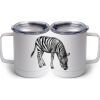 10 oz. White Stainless Steel Coffee Mug Thumbnail