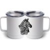 10 oz. White Stainless Steel Coffee Mug Thumbnail