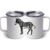 10 oz. White Stainless Steel Coffee Mug Thumbnail