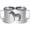 10 oz. White Stainless Steel Coffee Mug Thumbnail