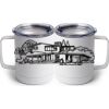 10 oz. White Stainless Steel Coffee Mug Thumbnail