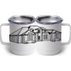 10 oz. White Stainless Steel Coffee Mug Thumbnail