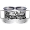 10 oz. White Stainless Steel Coffee Mug Thumbnail