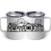 10 oz. White Stainless Steel Coffee Mug Thumbnail