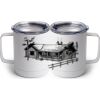 10 oz. White Stainless Steel Coffee Mug Thumbnail