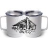 10 oz. White Stainless Steel Coffee Mug Thumbnail