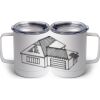 10 oz. White Stainless Steel Coffee Mug Thumbnail