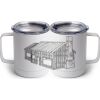 10 oz. White Stainless Steel Coffee Mug Thumbnail
