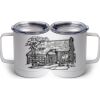 10 oz. White Stainless Steel Coffee Mug Thumbnail