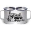 10 oz. White Stainless Steel Coffee Mug Thumbnail