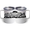 10 oz. White Stainless Steel Coffee Mug Thumbnail