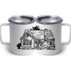 10 oz. White Stainless Steel Coffee Mug Thumbnail
