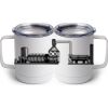 10 oz. White Stainless Steel Coffee Mug Thumbnail