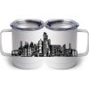 10 oz. White Stainless Steel Coffee Mug Thumbnail