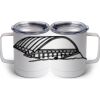 10 oz. White Stainless Steel Coffee Mug Thumbnail
