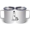 10 oz. White Stainless Steel Coffee Mug Thumbnail