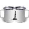 10 oz. White Stainless Steel Coffee Mug Thumbnail