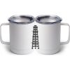 10 oz. White Stainless Steel Coffee Mug Thumbnail