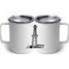 10 oz. White Stainless Steel Coffee Mug Thumbnail