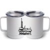 10 oz. White Stainless Steel Coffee Mug Thumbnail