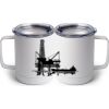 10 oz. White Stainless Steel Coffee Mug Thumbnail