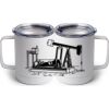 10 oz. White Stainless Steel Coffee Mug Thumbnail