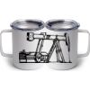 10 oz. White Stainless Steel Coffee Mug Thumbnail