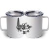10 oz. White Stainless Steel Coffee Mug Thumbnail