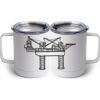 10 oz. White Stainless Steel Coffee Mug Thumbnail