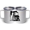10 oz. White Stainless Steel Coffee Mug Thumbnail