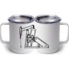 10 oz. White Stainless Steel Coffee Mug Thumbnail
